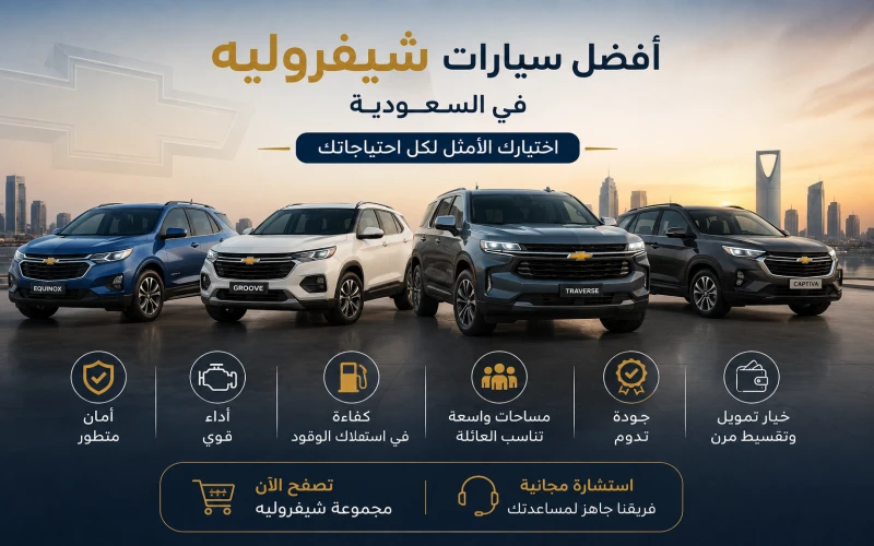 تعرف علي أفضل 5 سيارات شيفروليه في السعودية أفضل 5 سيارات شيفروليه السعودية