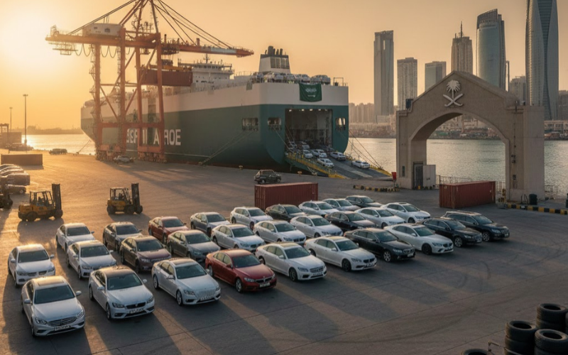 تصدير السيارات من السعودية 